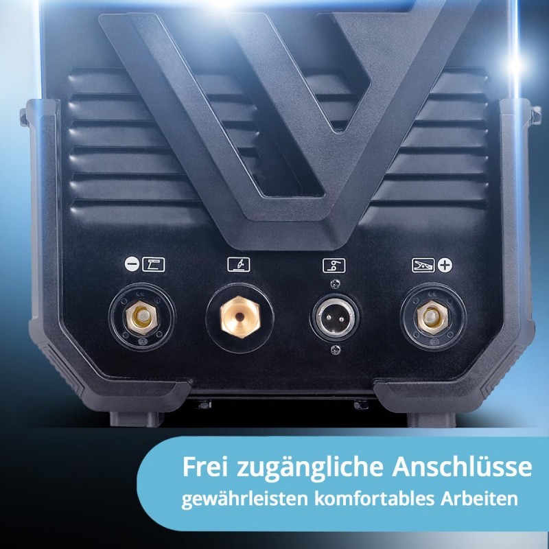 Schweißmaschine Schweißgerät 2-in-1 Kombi Profi-Schweißgerät AC/DC WIG 200 ST WIG &amp; MMA (E-Hand/ARC) – Thumbnail 9