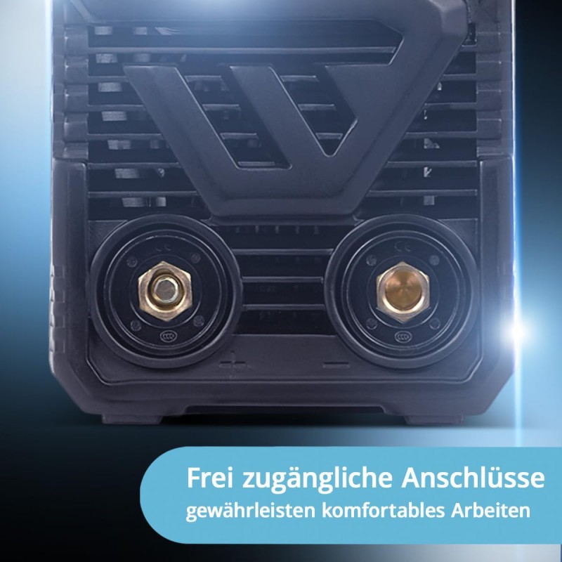 Digital Elektroden-Schweißgerät 200 A Vollausstattung MMA/E-Hand &amp; Lift-TIG (DC) möglich flexibel – Thumbnail 9