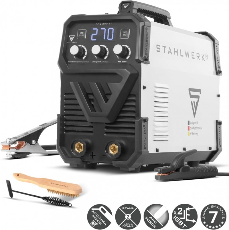 Elektroden-Schweißgerät 270 A MMA E-Hand Schweißen ohne Schutzgas Lift-TIG Inverter 400V Überhitzung – 3