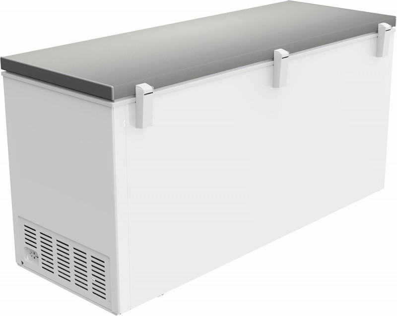Gefriertruhe 700 L 125 W Tiefkühltruhe Kühltruhe 3 Ablagekörbe Türschloss Temperaturalarm Rollen – 2