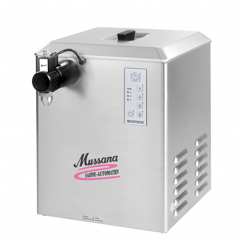 Sahnemaschine 12 Liter mit Kühlung 500 Watt 230 Volt 90 Liter/Stunde Profigerät Gastronomie Event