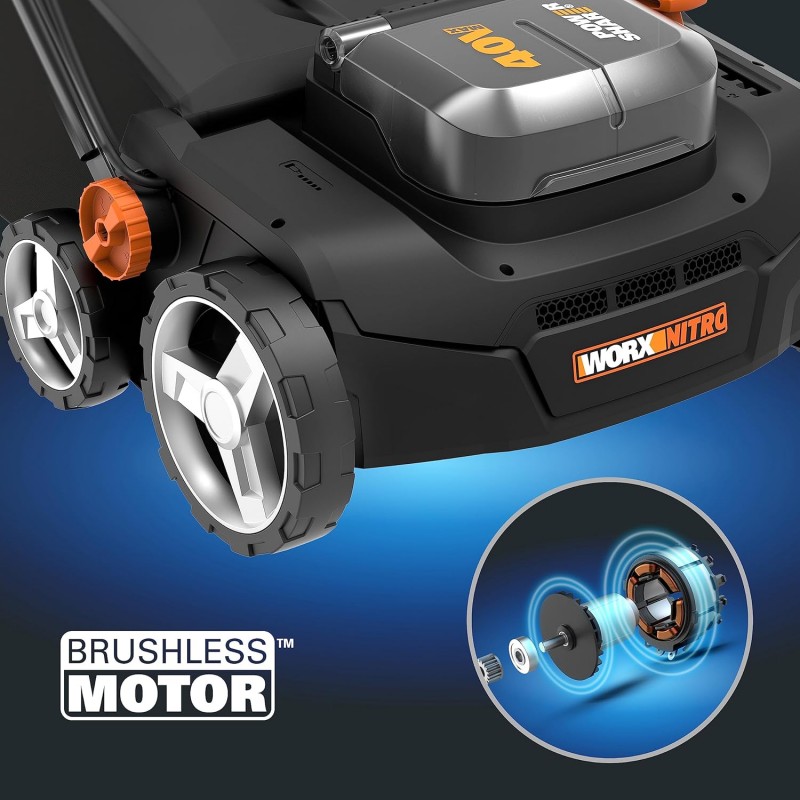 Akku Vertikutierer & Rasenlüfter bis zu 400 ㎡ Rechenbreite Arbeitsbreite 36 cm bürstenloser Motor – 3