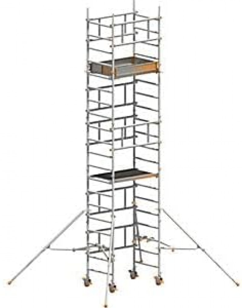 Personen-Fahrgerüst Rollgerüst Arbeitshöhe 6,15 m SoloTower Plattformgröße 1,15 x 0,8 m – 2