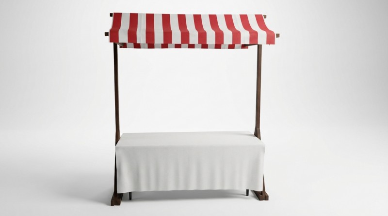 Nostalgischer Marktstand mieten – Candy Bar & Verkaufsstand für Hochzeit & Event – 3