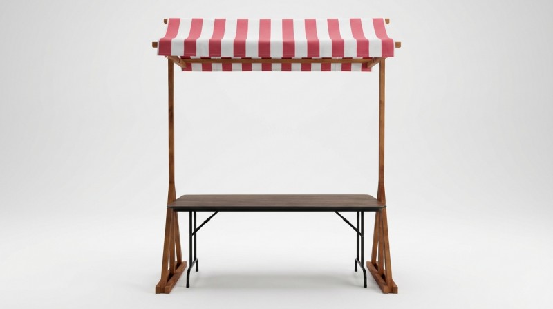 Nostalgischer Marktstand mieten – Candy Bar & Verkaufsstand für Hochzeit & Event – 2