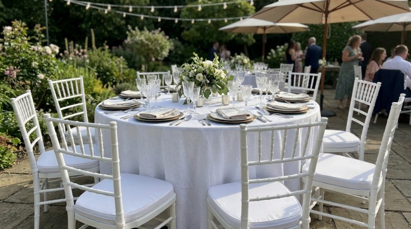Banketttische mieten: Rund (Ø 150/180 cm) &amp; Rechteckig (180x80 cm) – Ideal für Events &amp; Hochzeiten – 3