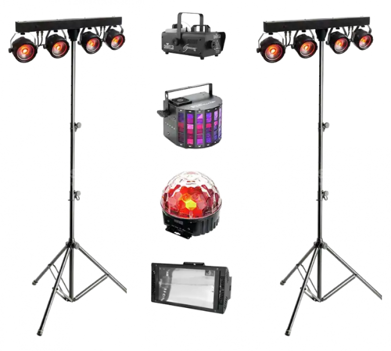 Lichtset 3 | Party-Beleuchtung & Effekte | Tanzflächen-Licht