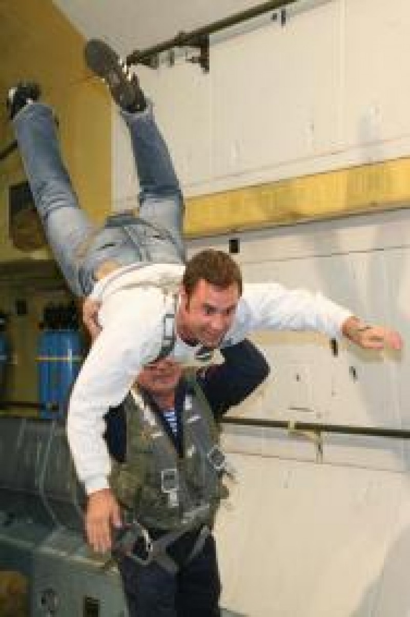 Schwerelosigkeitsflug in den USA und Russland