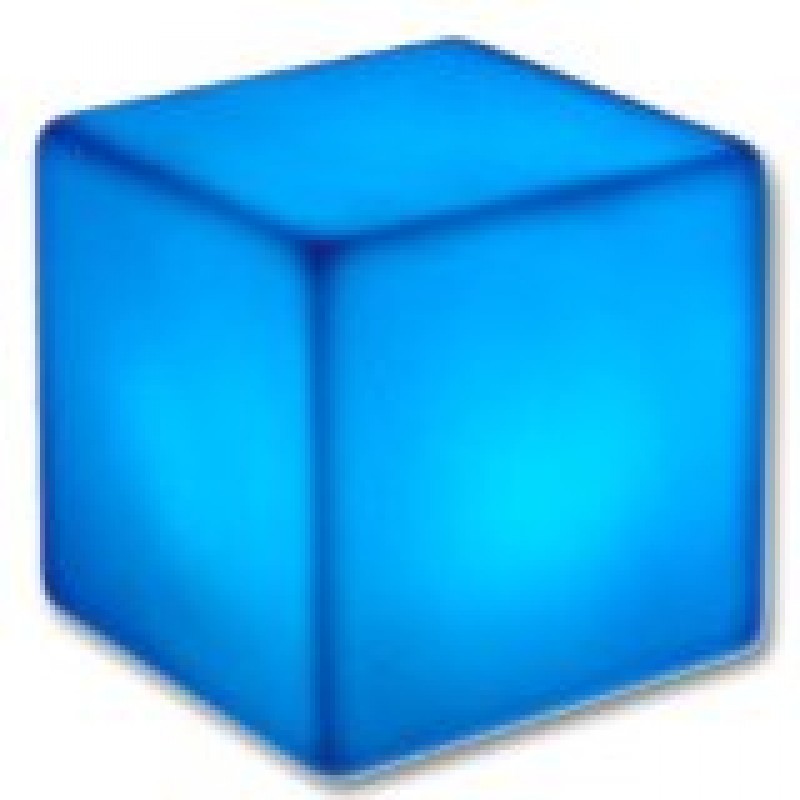 LED-Sitzwürfel 40 cm