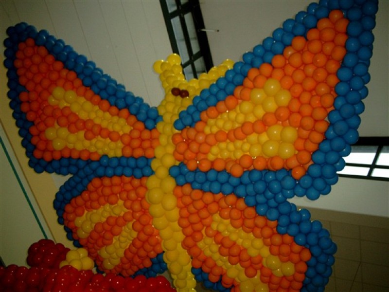 Ballondekoration , Ballonskulpturen , Ballon Jubiläums Zahlen , Ballongirlande – Thumbnail 9