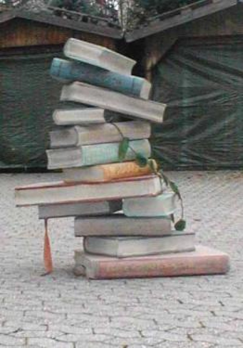 Bücherstapel,Schule, Lesen, Hobby, Literatur