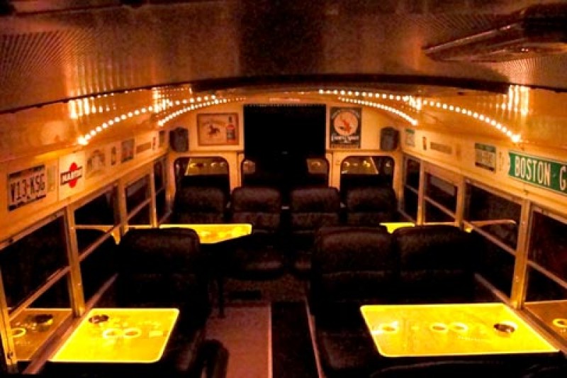 Partybus 8 bis 26 Sitzplätze US School Bus-Bar – Thumbnail 6