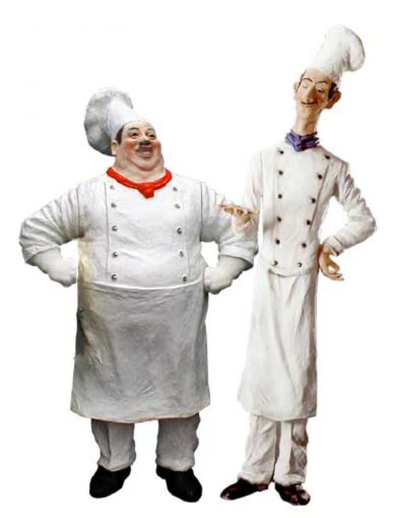 Koch dick, Restaurantfigur, Gaststätte, Hotel,Köche