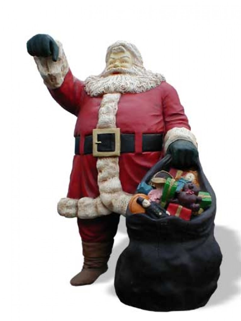 Weihnachtsmann mit Geschenksack
