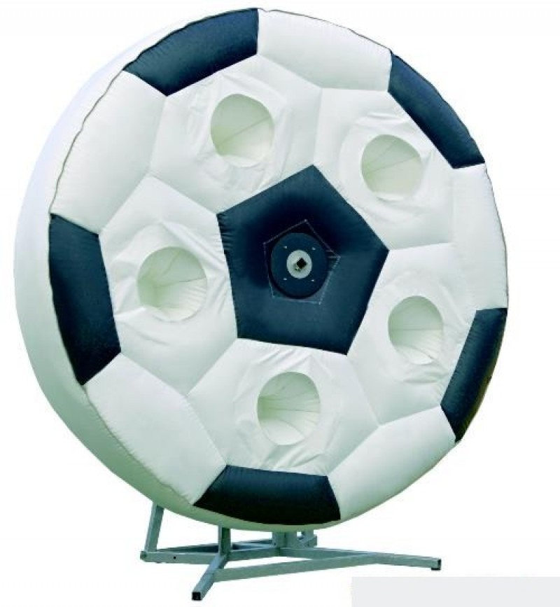 Fussballrad drehend / Spinning Ball