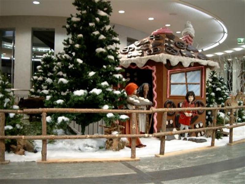 Märchen Dekoration Hexenhaus , Weihnachten , Weihnachtsdekoration  – 2