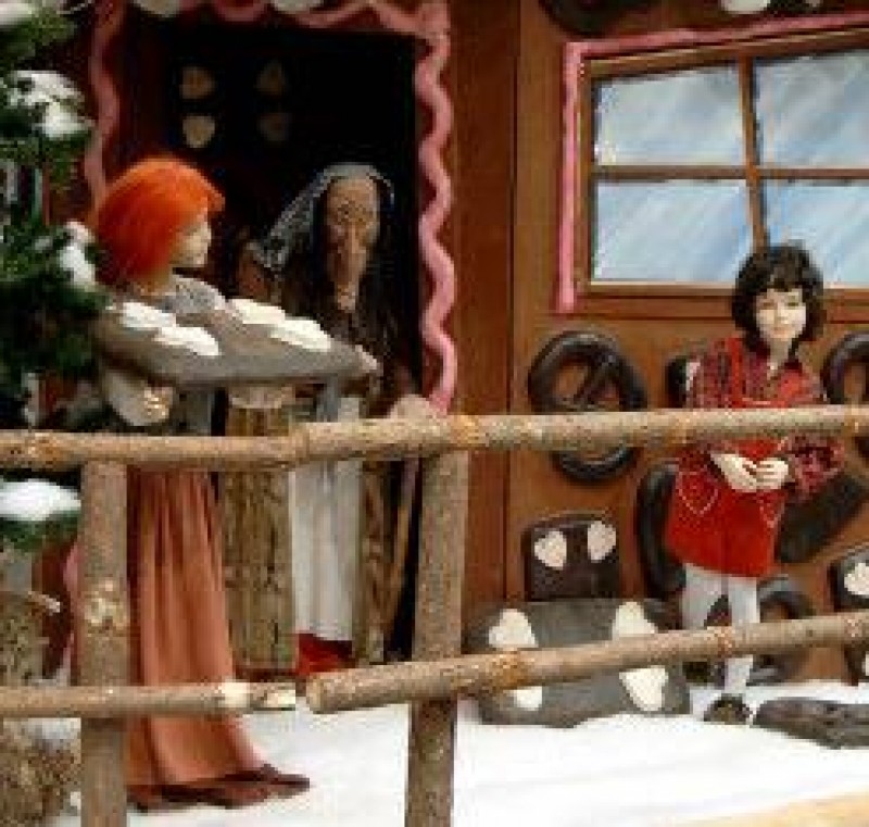 Märchen Dekoration Hexenhaus , Weihnachten , Weihnachtsdekoration  – 5