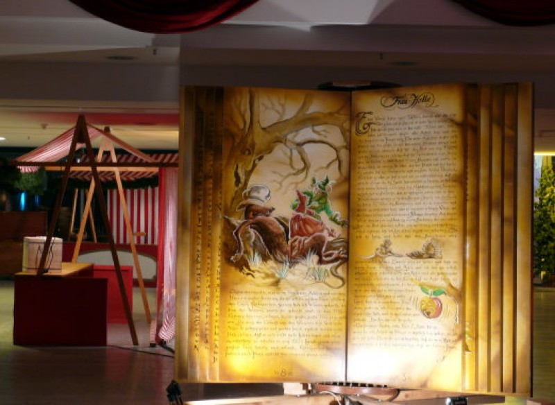 Riesen  Märchenbuch , Märchen Dekoration , Riesen Gästebuch, Weihnachts Dekoration – 3
