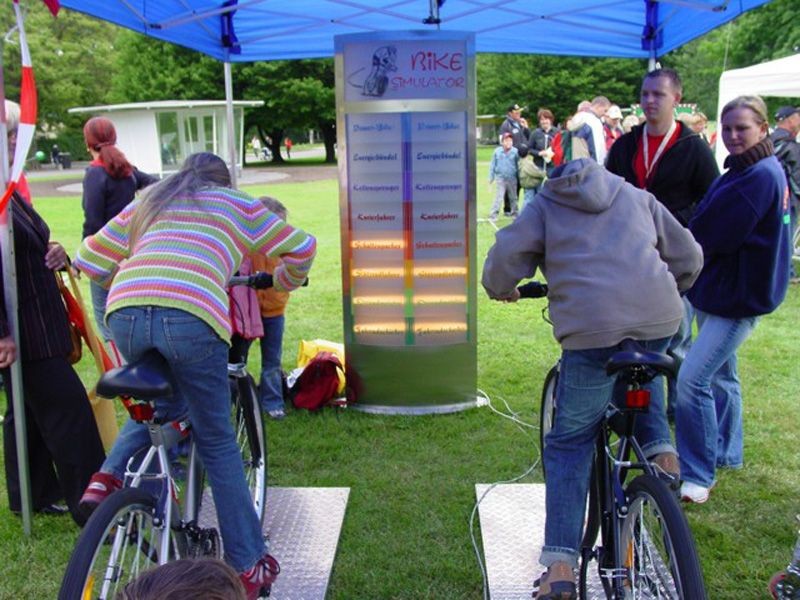 1 stunde fahrrad fahren wieviel km