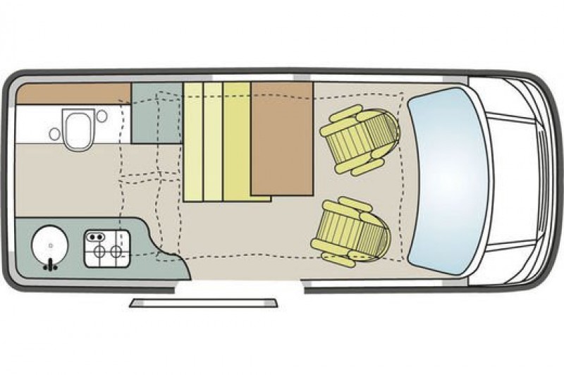 VW T5 Club-Joker-City von Westfalia mit WC und Dusche ...