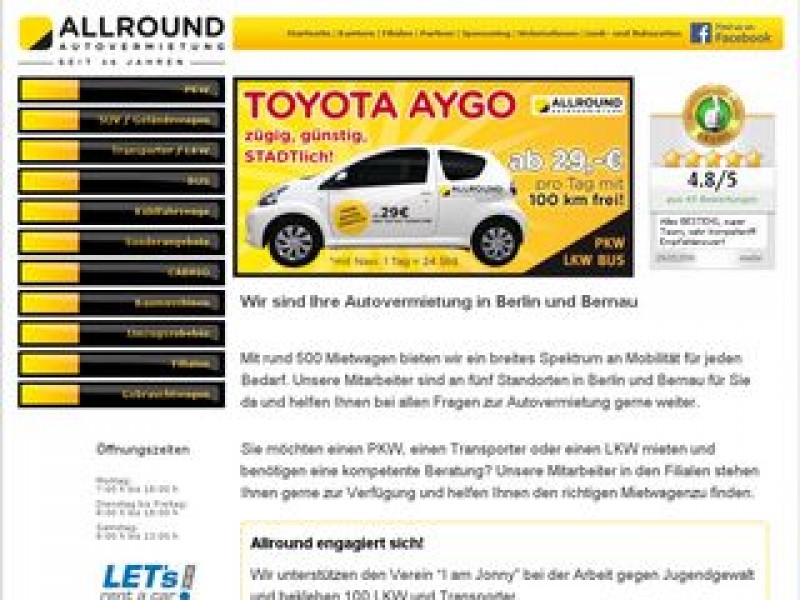 ALLROUND Autovermietung GmbH (ehem. Herman Weisner GmbH), Station Berlin-Spandau Logo