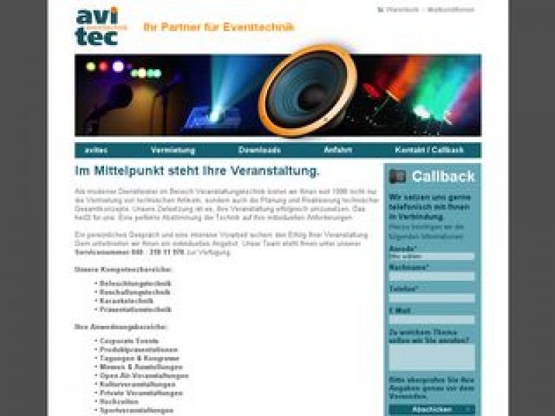 avitec - Eventtechnik Logo