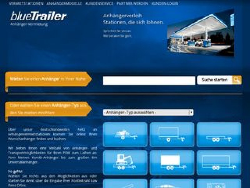blueTrailer GmbH Fertigungstechnik ANHÄNGER SPEZIALBETRIEB Logo
