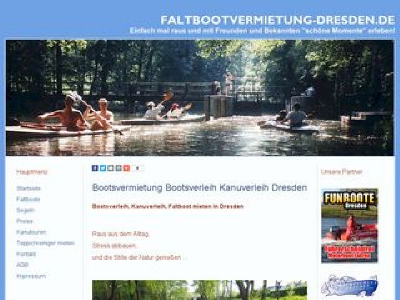 Faltbootvermietung Dresden Logo