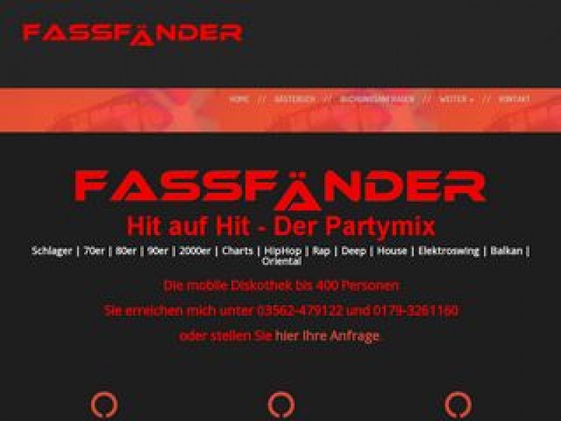 DJ & mobile Diskothek Fassfänder Logo
