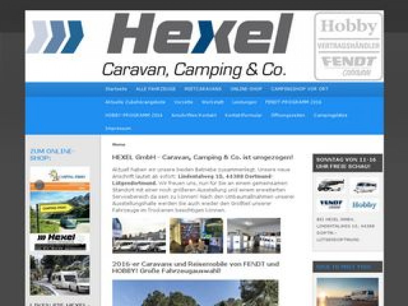 Hexel GmbH Caravan, Camping & Co. Logo