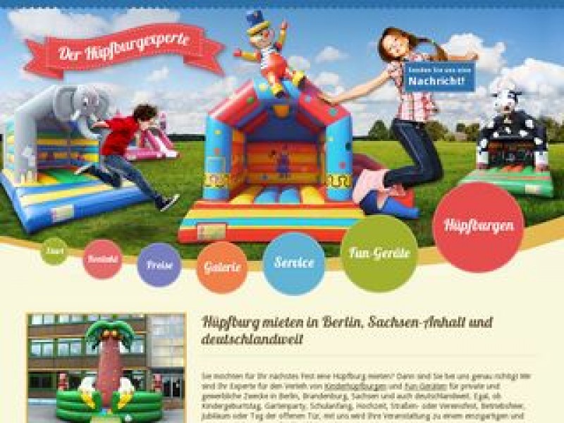 Der Hüpfburg Experte Logo