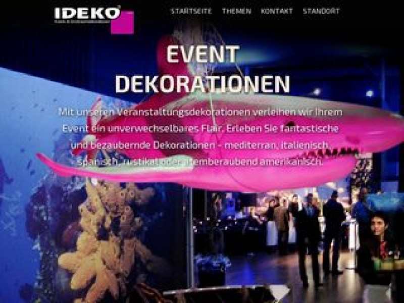 IDEKO Event- und Großraumdekorartionen Logo