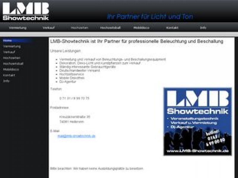 LMB-Showtechnik Logo