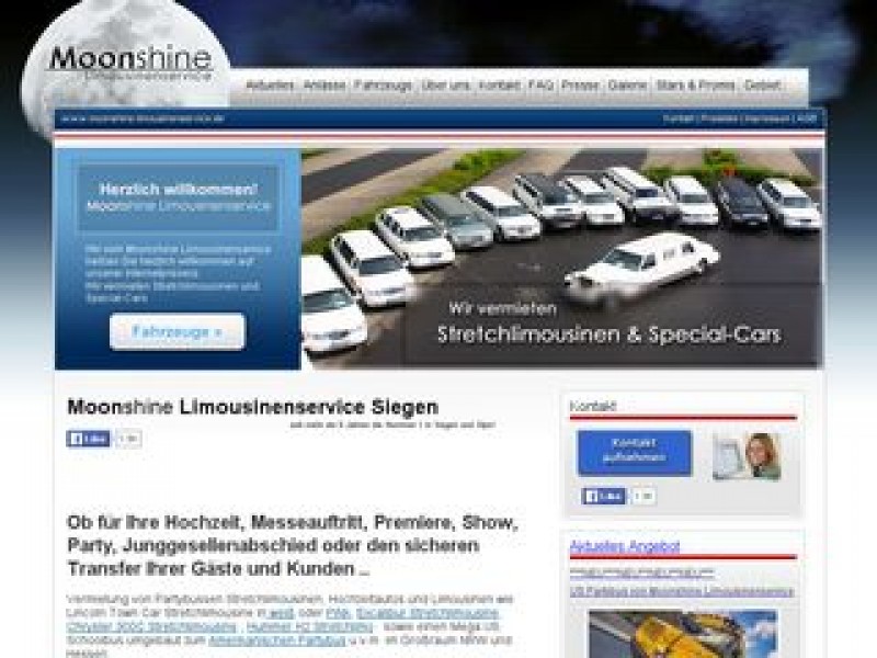 Moonshine Limousinenservice Logo