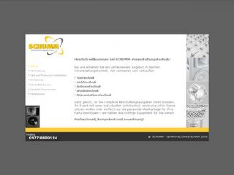 SCHUMM-VERANSTALTUNGSTECHNIK Dipl.-Ing. Oliver Schumm Logo