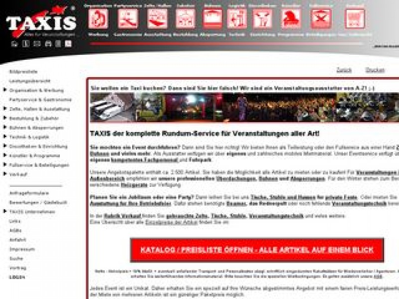 TAXIS - Alles für Veranstaltungen Logo