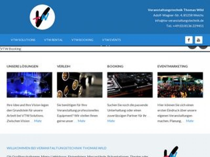 Veranstaltungstechnik Thomas Wild Logo