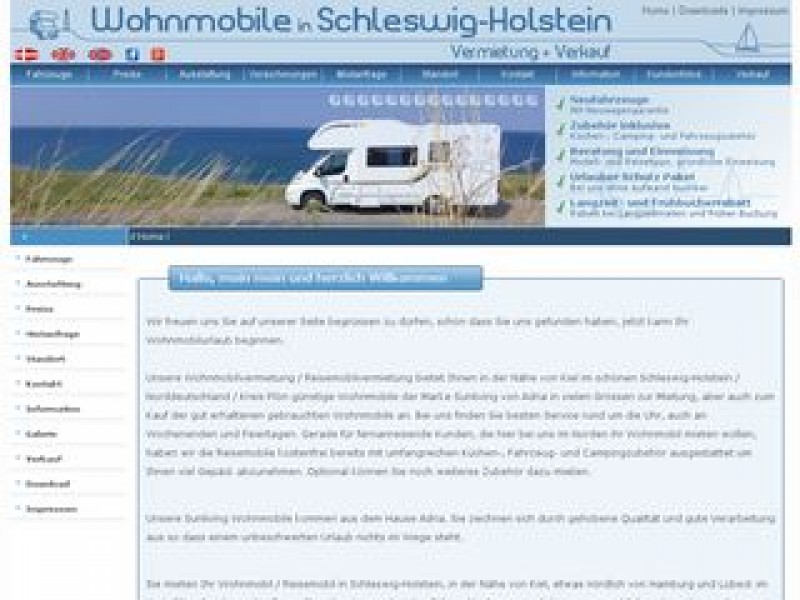 Wohnmobile in Schleswig-Holstein Logo