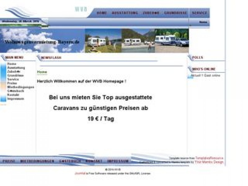 Wohnwagenvermietung-Bayern Logo