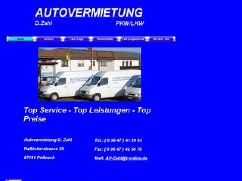 Autovermietung Dietmar Zahl Logo