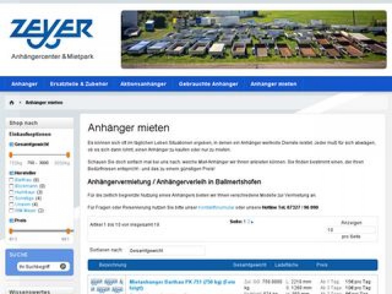 Anhängercenter Zeyer Logo