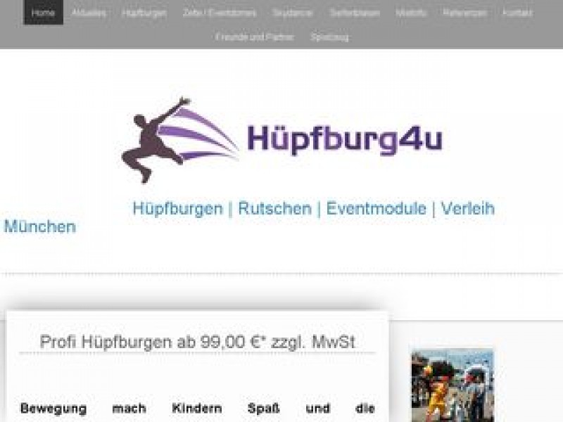 Hüpfburg4u Logo