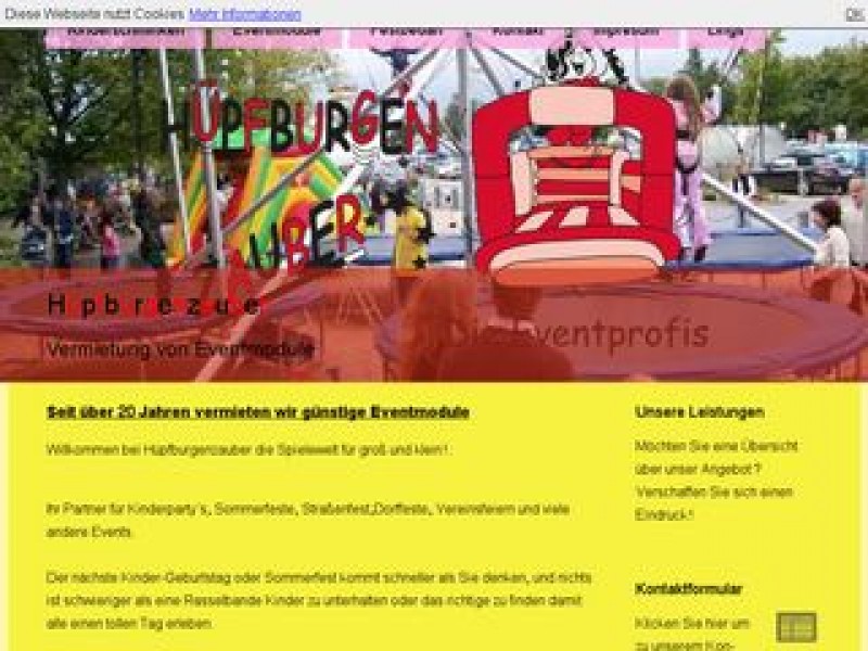 Hüpfburgenzauber Logo