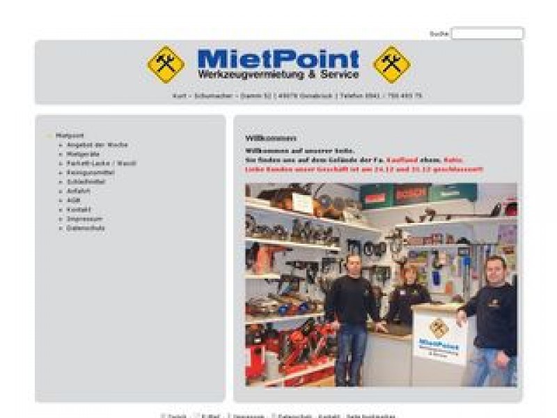 MietPoint Werkzeugvermietung&Service Logo