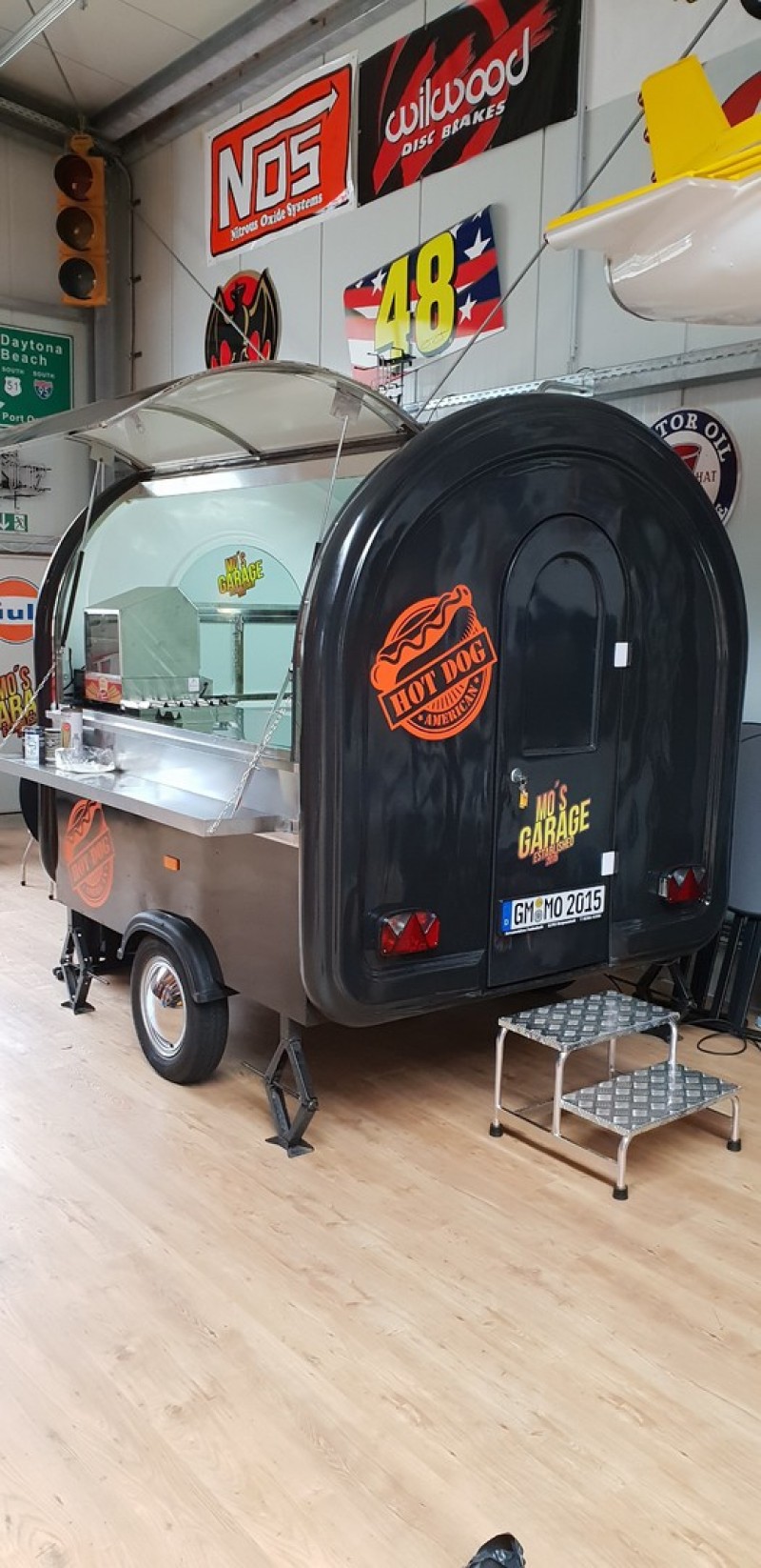 Hot Dog Wagen Stand Anhanger