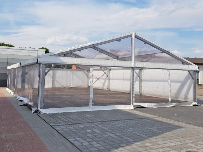Festzelt Zelt Partyzelt Polyglaszelt 10x15 Meter mit Polyglas