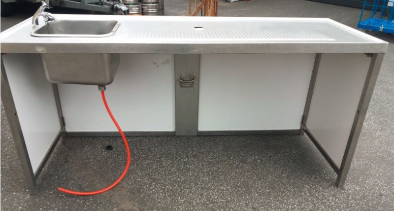 Biertresen, Schanktresen mit Spülbecken 2 mtr.