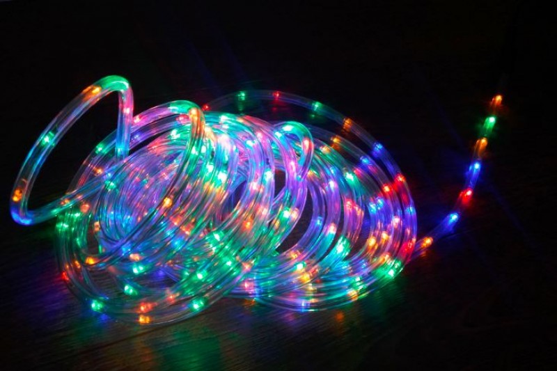 Lichtschlauch LED bunt 10 mtr. für außen und innen