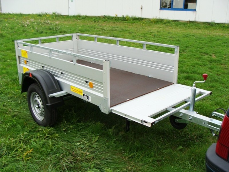Gartenanhänger offen 750 kg ungebremst 2070 x 1080 x 450